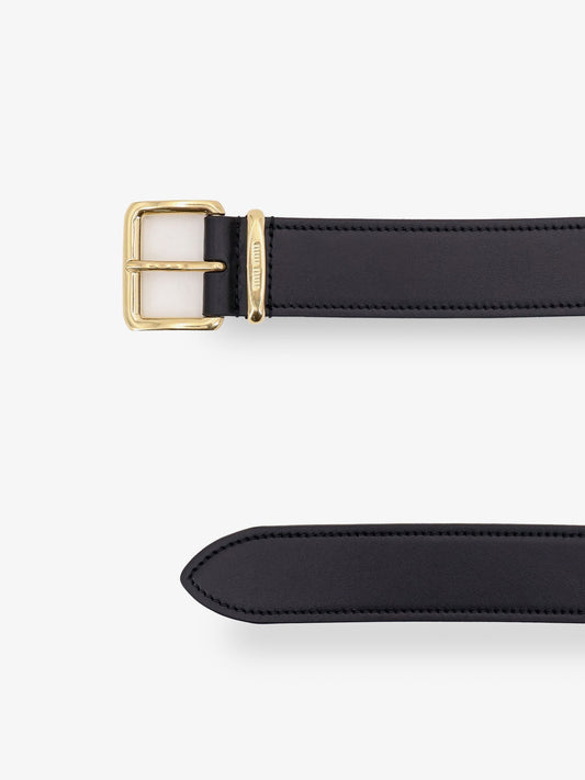 Miu Miu Leather belt - Black