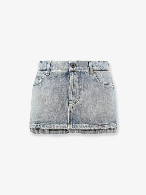 Miu Miu Blue denim skirt - Light Blue