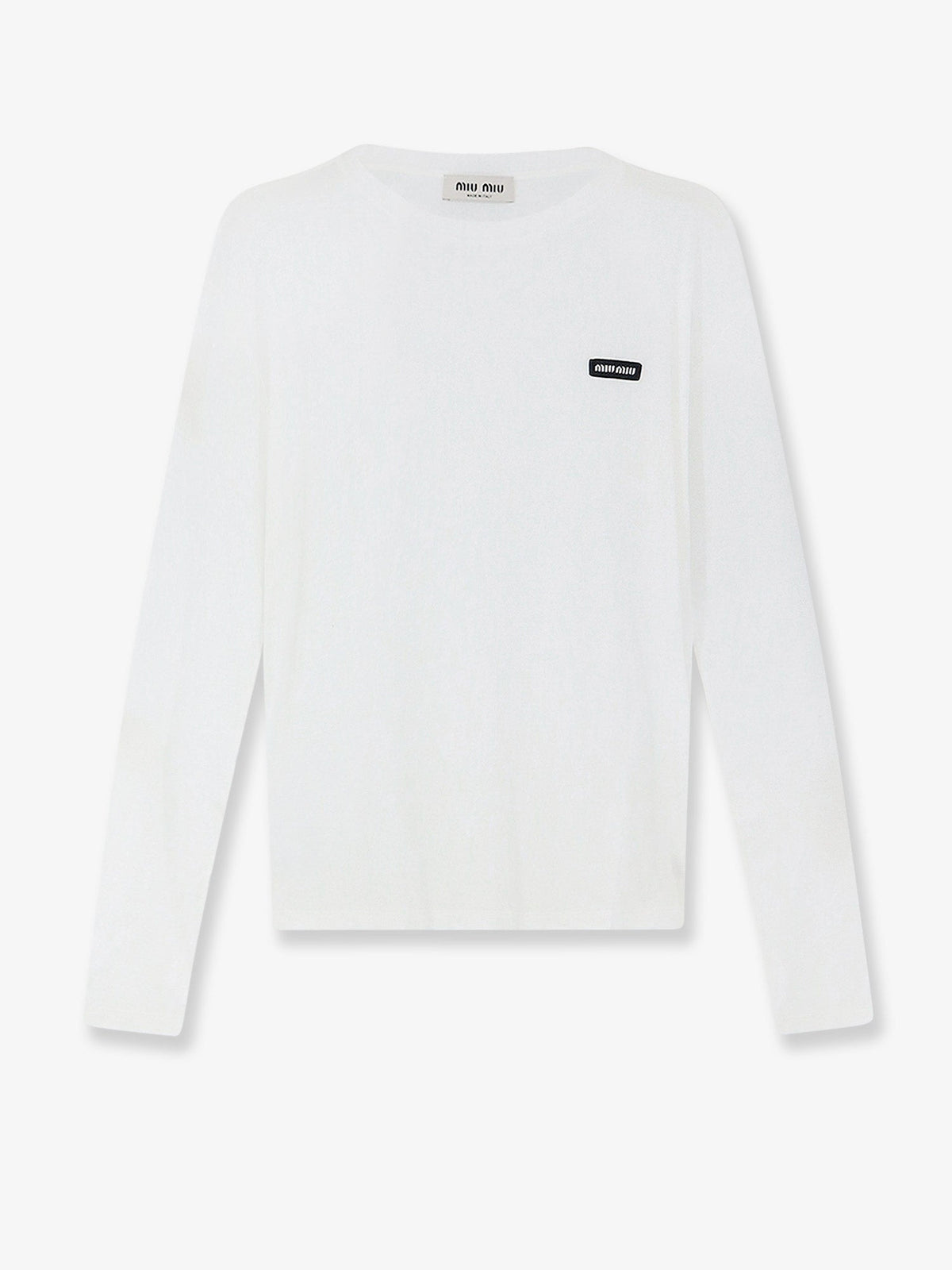 Miu Miu Cotton T-Shirt - White