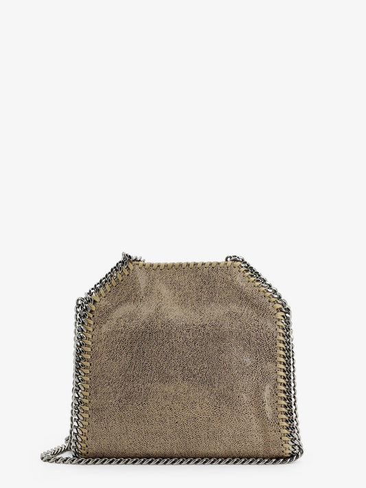 Stella McCartney Falabella Tiny Bag in Shaggy Deer - Taupe