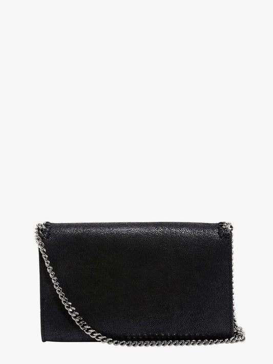 Stella McCartney Falabella Wallet crossbody bag in Shaggy Deer - Black