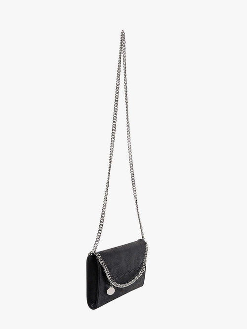 Stella McCartney Falabella Wallet crossbody bag in Shaggy Deer - Black