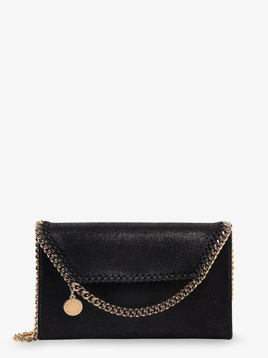 Stella McCartney Falabella Wallet Shoulder Bag in Shaggy Deer - Black