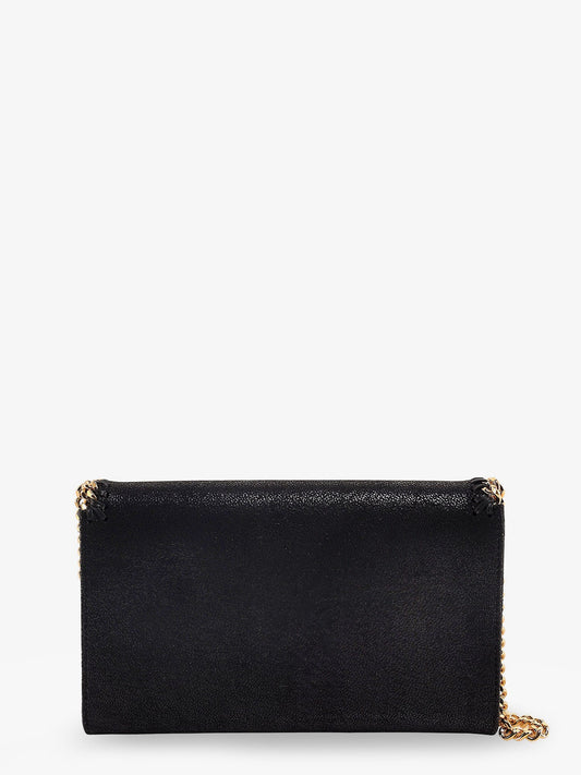Stella McCartney Falabella Wallet Shoulder Bag in Shaggy Deer - Black