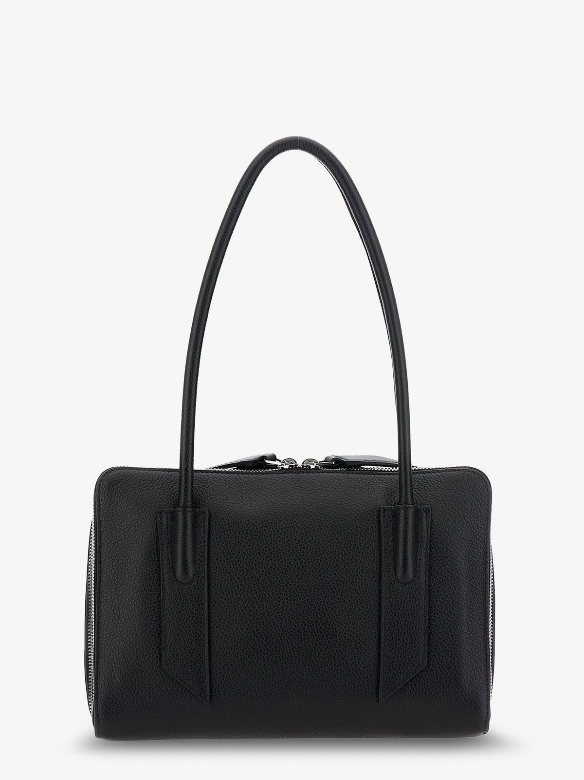 The Attico L'altra Di Milano leather shoulder bag - Black