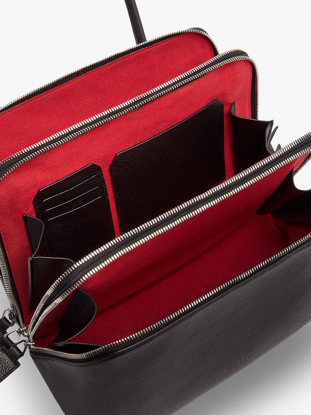 The Attico L'altra Di Milano leather shoulder bag - Black