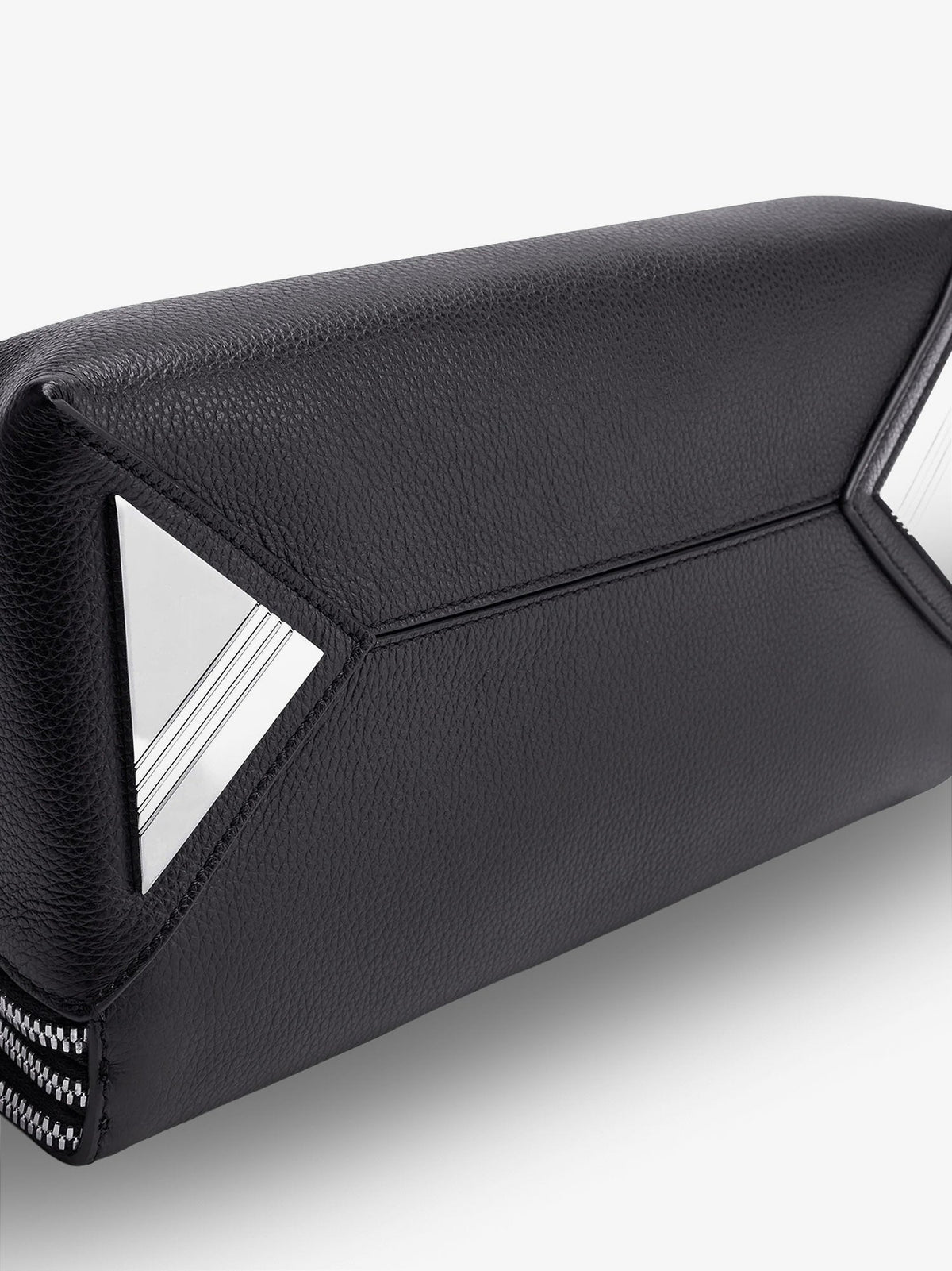 The Attico L'altra Di Milano leather shoulder bag - Black
