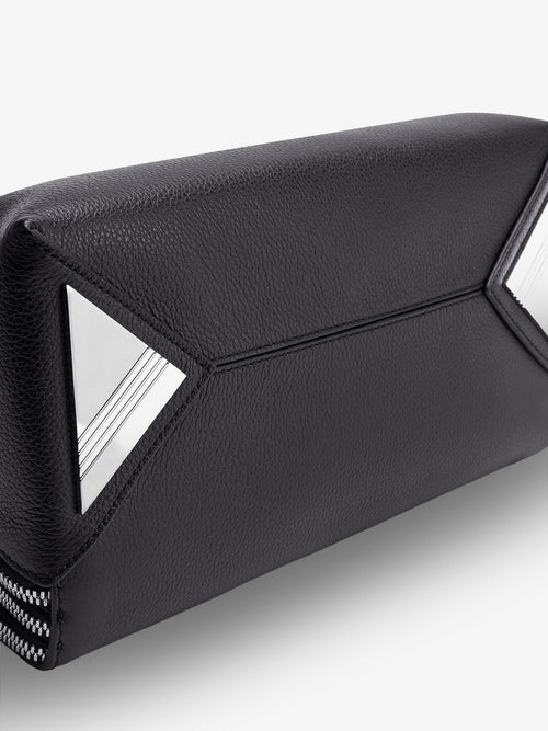 The Attico L'altra Di Milano leather shoulder bag - Black