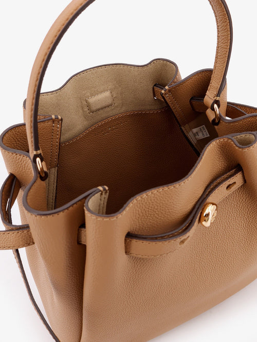 Tory Burch Romy leather bucket bag - Tiramisu