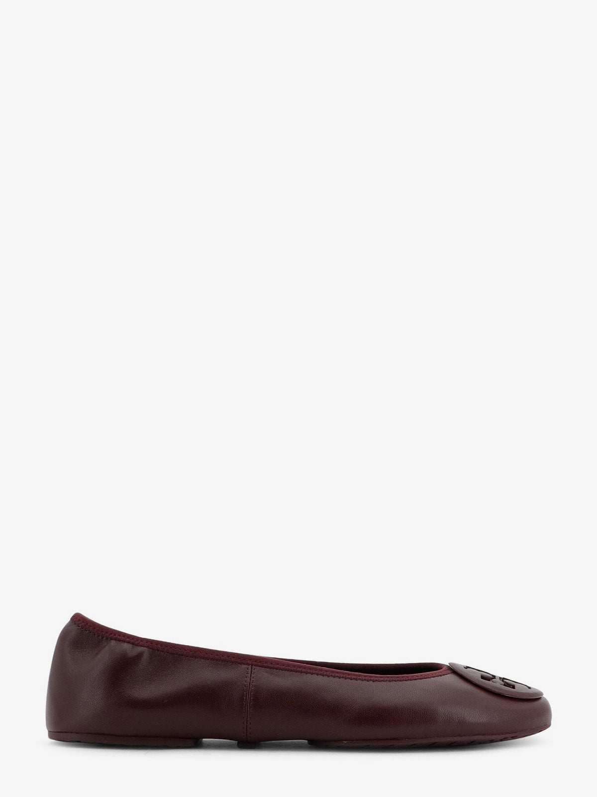 Tory Burch Reva Travel Ballet Ballerinas - Darkcarmine
