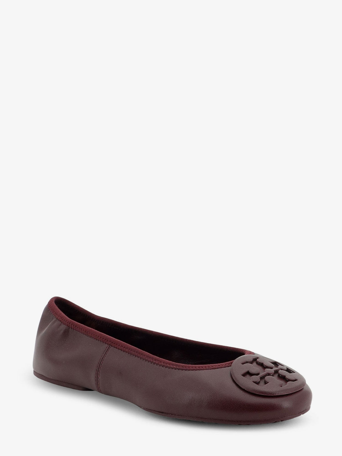 Tory Burch Reva Travel Ballet Ballerinas - Darkcarmine