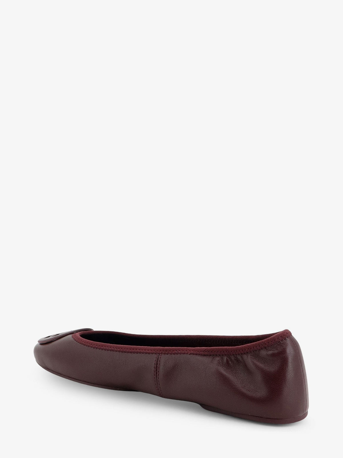 Tory Burch Reva Travel Ballet Ballerinas - Darkcarmine