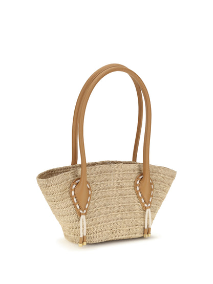 Christian Louboutin Venus mini Tote Bag - Natural/Leather