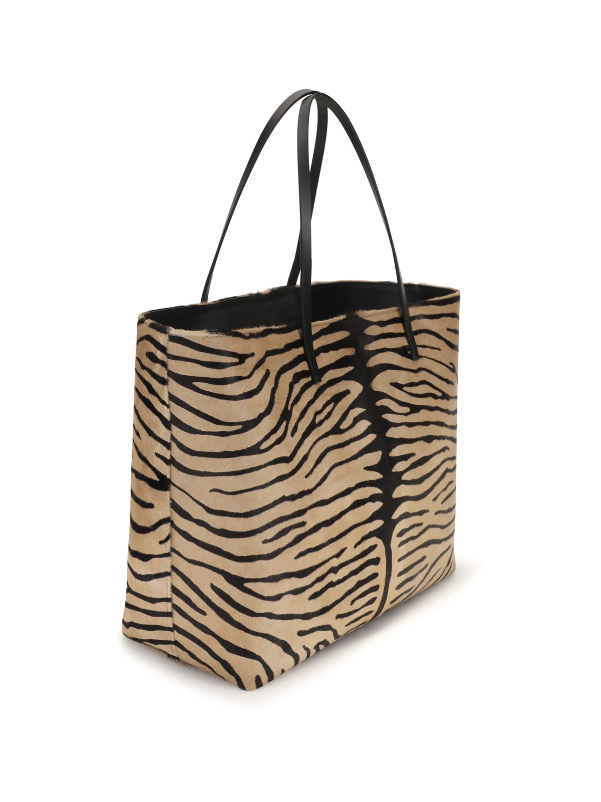 Fendi Roll medium Shopping Bag - Nero+Naturale
