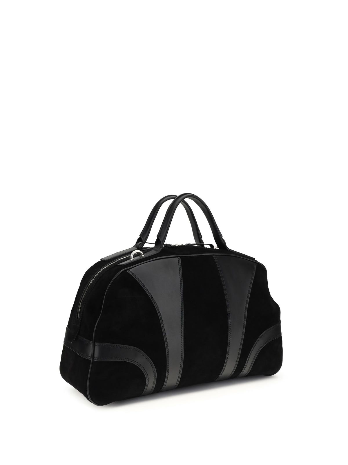 Dries Van Noten Leather Travel Bag - Black