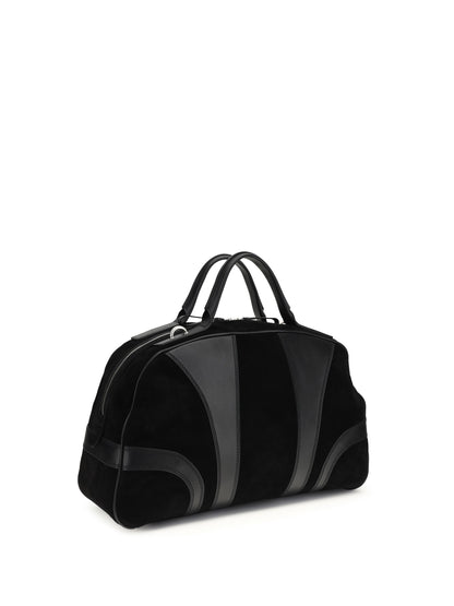 Dries Van Noten Leather Travel Bag - Black