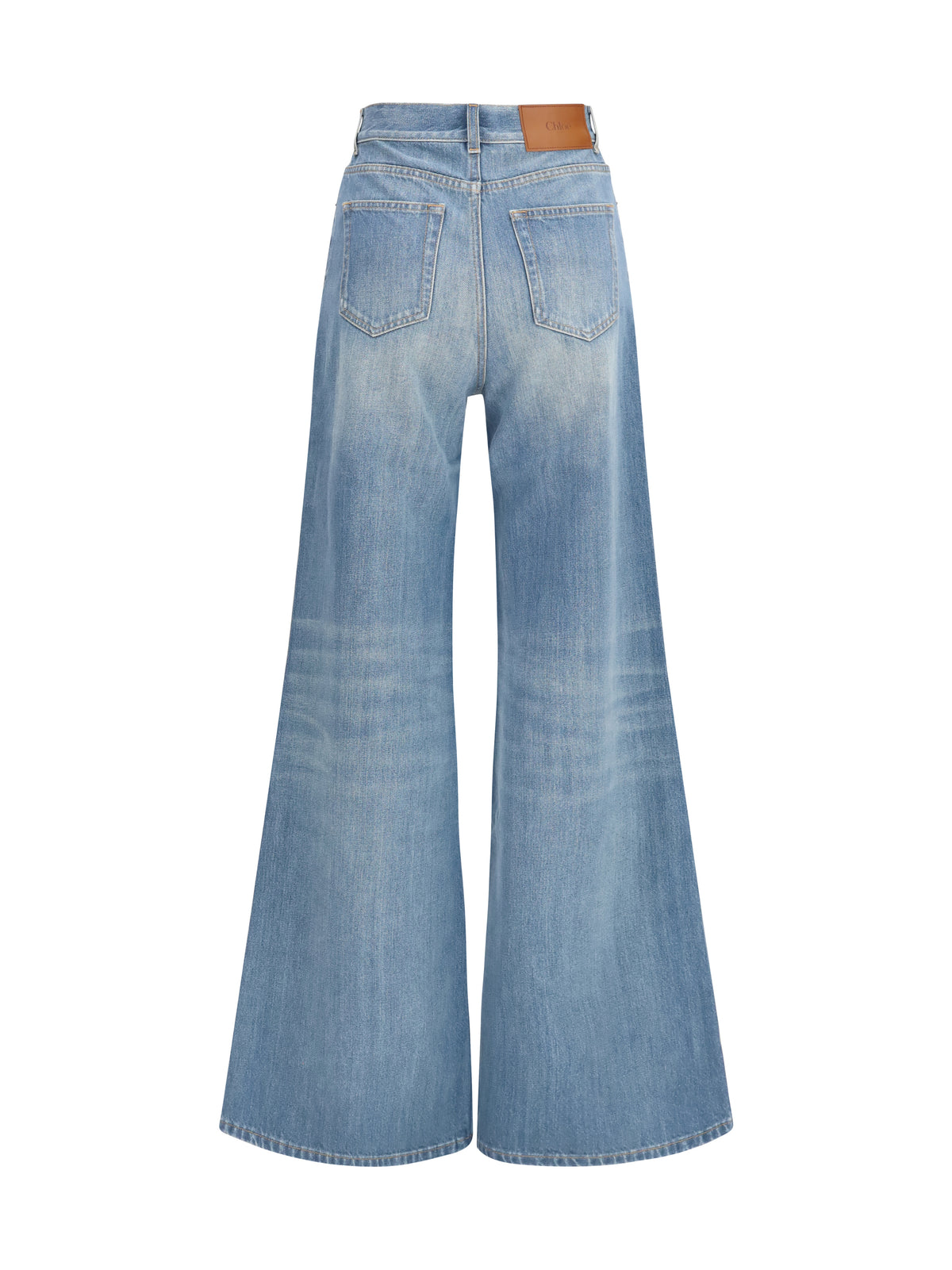 Chloé High-rise wide-leg denim Jeans - Pacific Coast