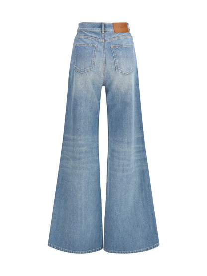 Chloé High-rise wide-leg denim Jeans - Pacific Coast