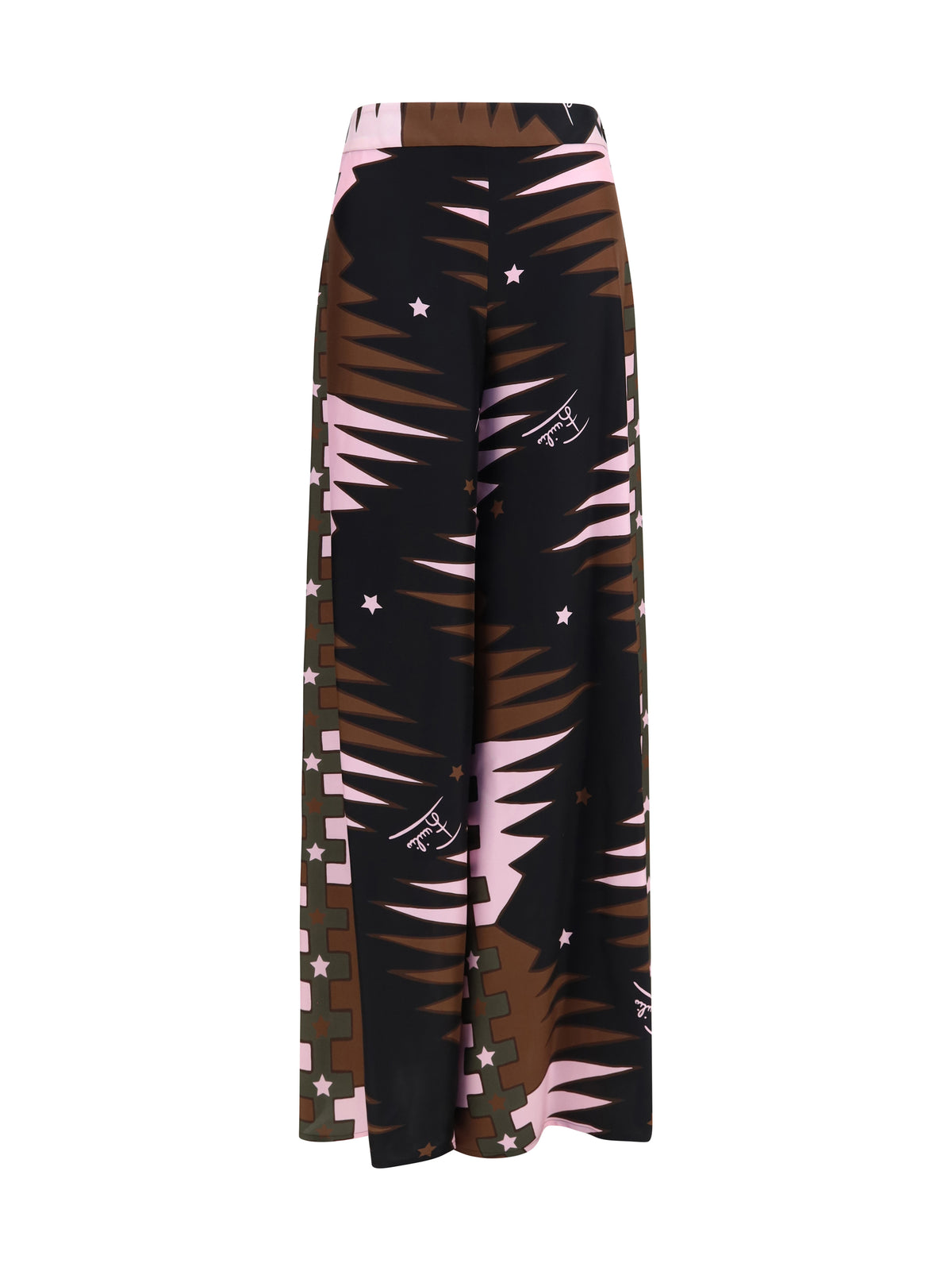 Pucci Silk Twill Pants - Khaki Pink