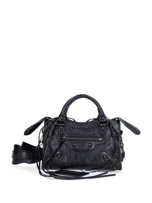 Balenciaga "Le City Mini Arena" Handbag - Black