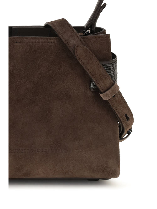Brunello Cucinelli Leather Handbag - Espresso