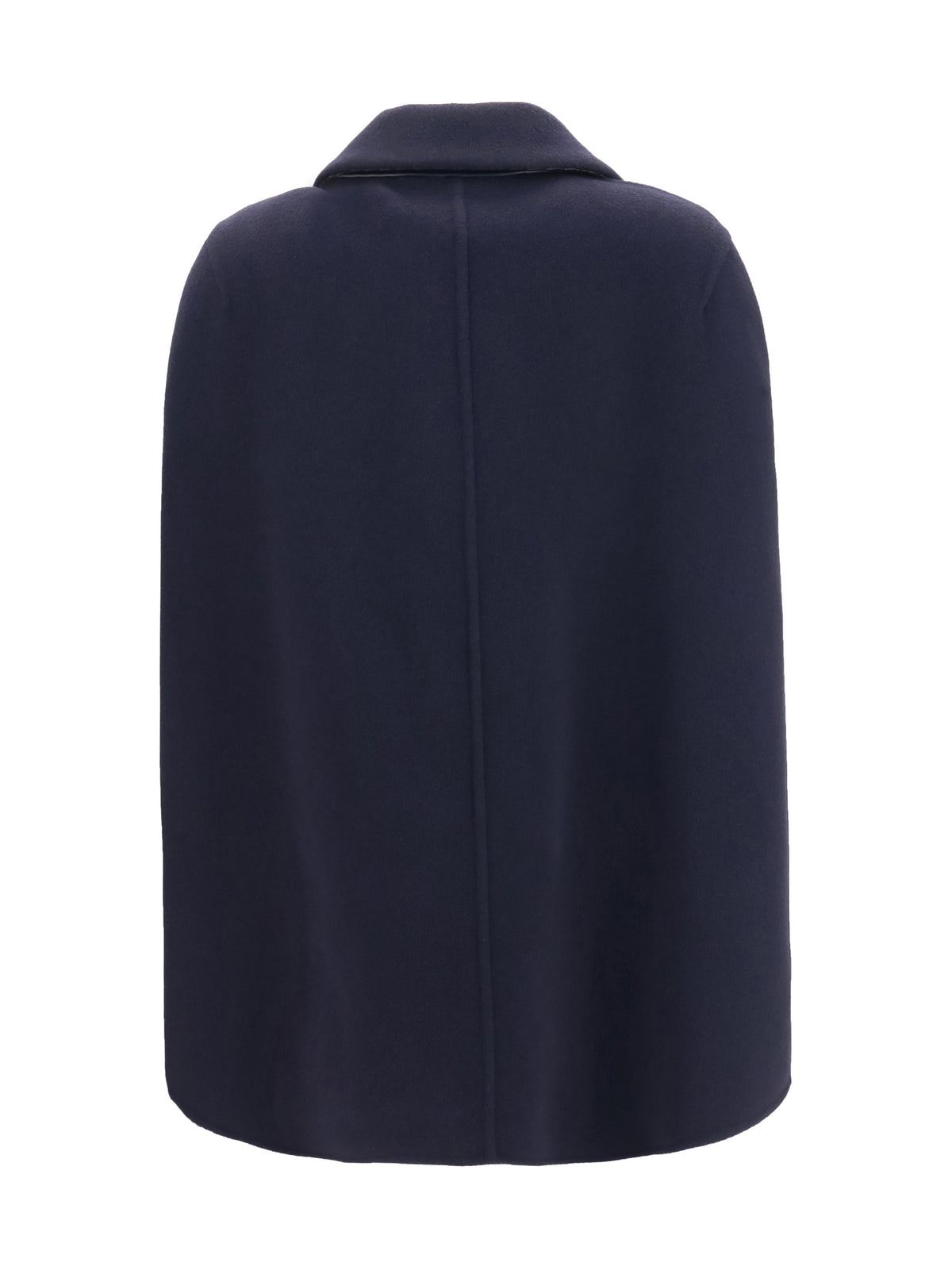 Bottega Veneta Wool and cashmere Cape - Midnight Blue