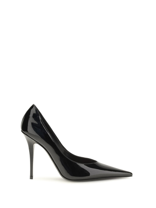 Amina Muaddi Anok Pump 2.0 - Black Patent
