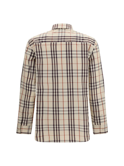 BURBERRY Regular fit check cotton Shirt