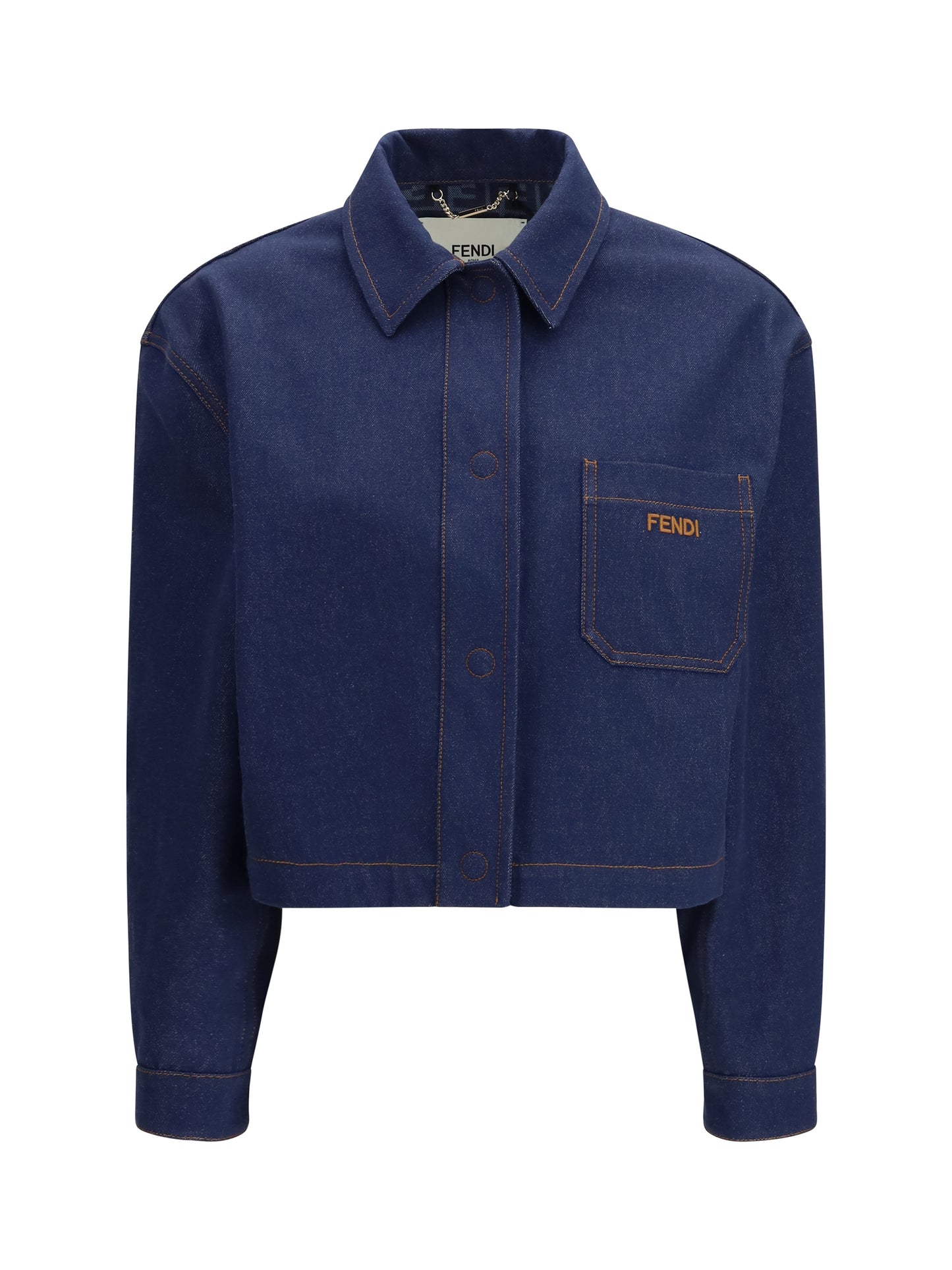 FENDI Cropped Denim Jacket