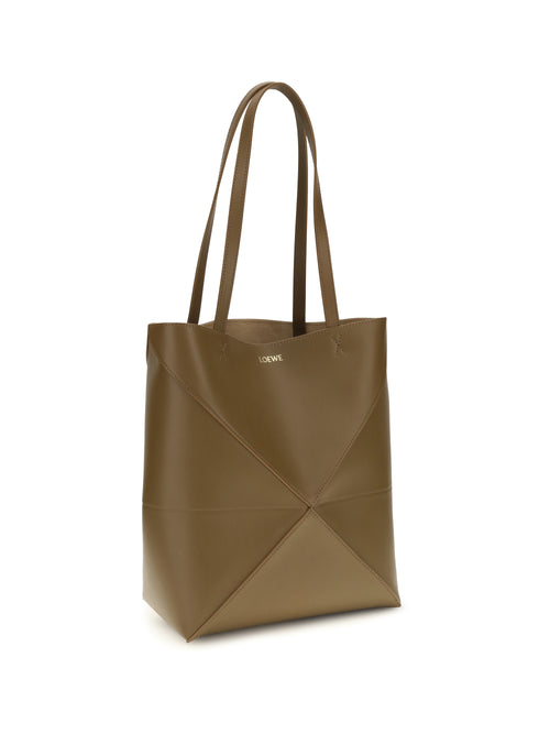 Loewe Puzzle Fold Tote Bag - Bronze