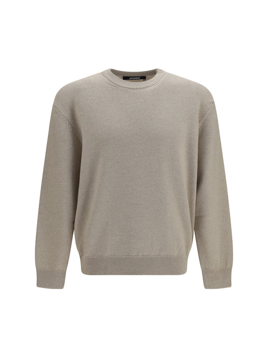 Jacquemus La Maille Moulin Sweater - Light Beige