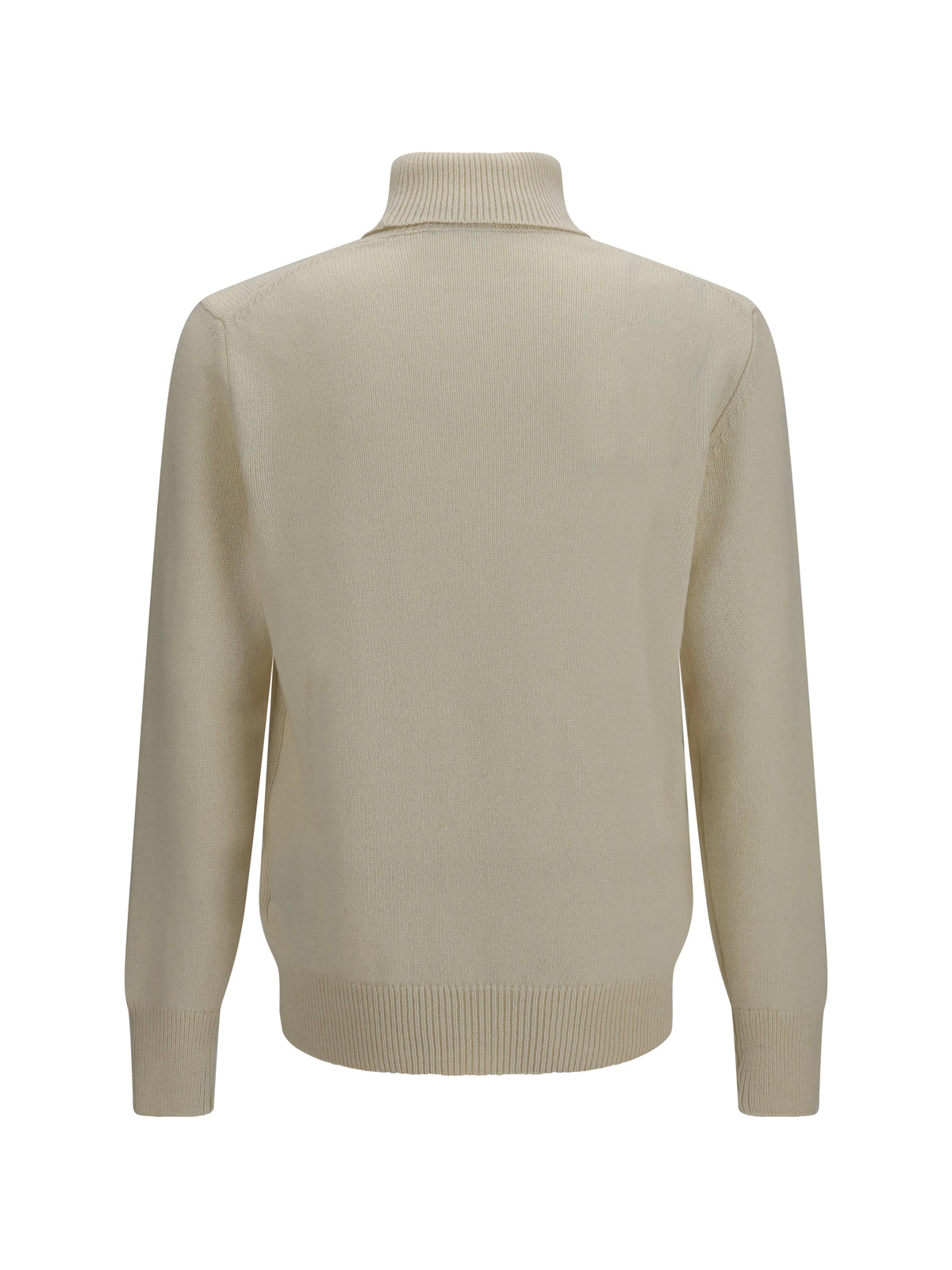 Aragona Cashmere Turtleneck Sweater - White