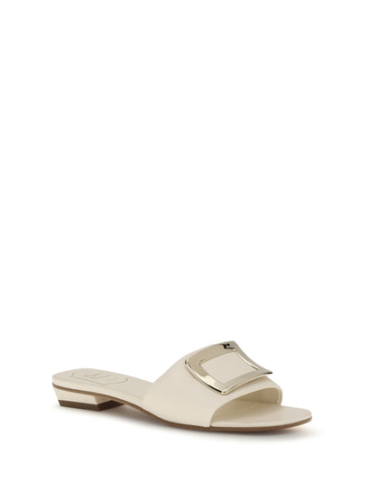 ROGER VIVIER Leather slide Sandals