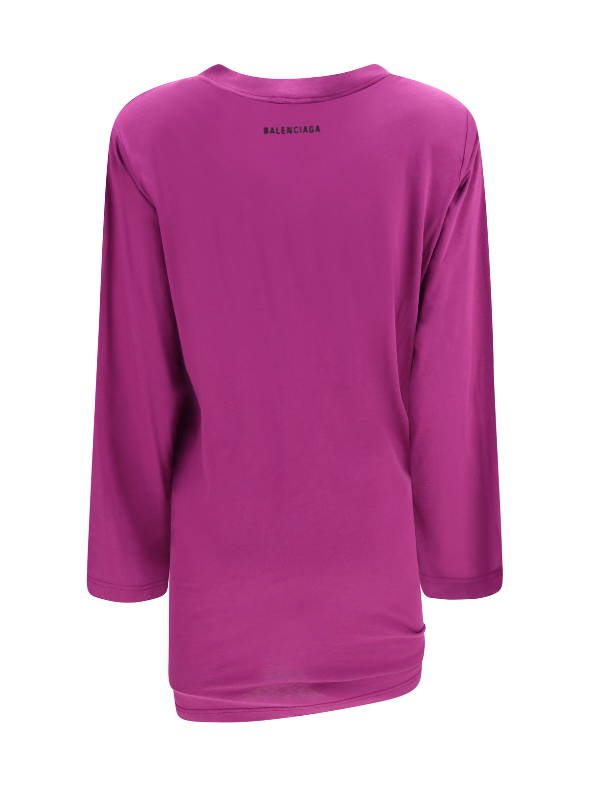 Balenciaga Asymmetric long-sleeve T-shirt - Violet