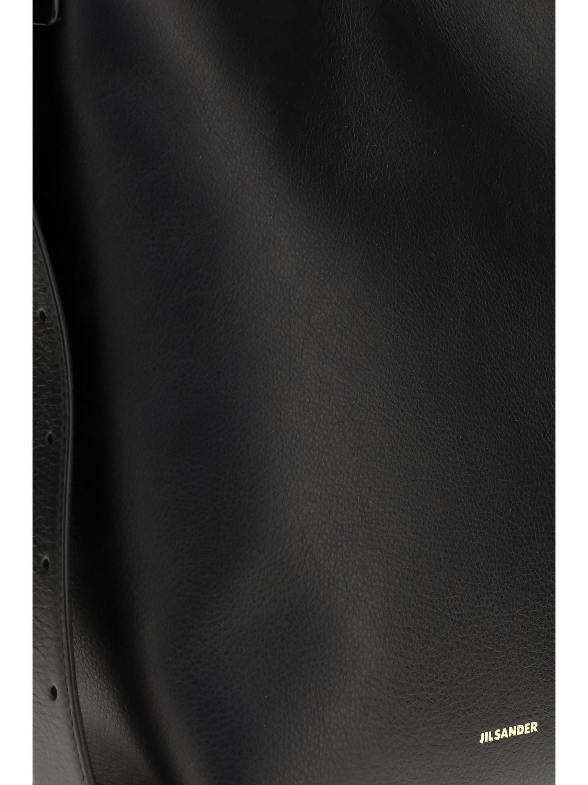 Jil Sander Cannolo leather Shoulder Bag - Black
