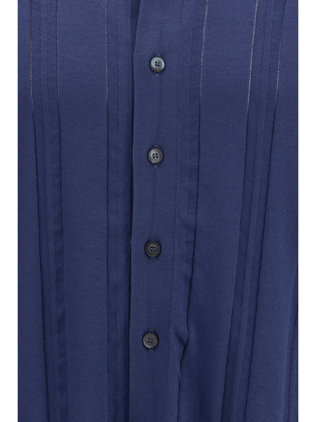 Piacenza Cashmere Cotton Polo - Blue Indaco