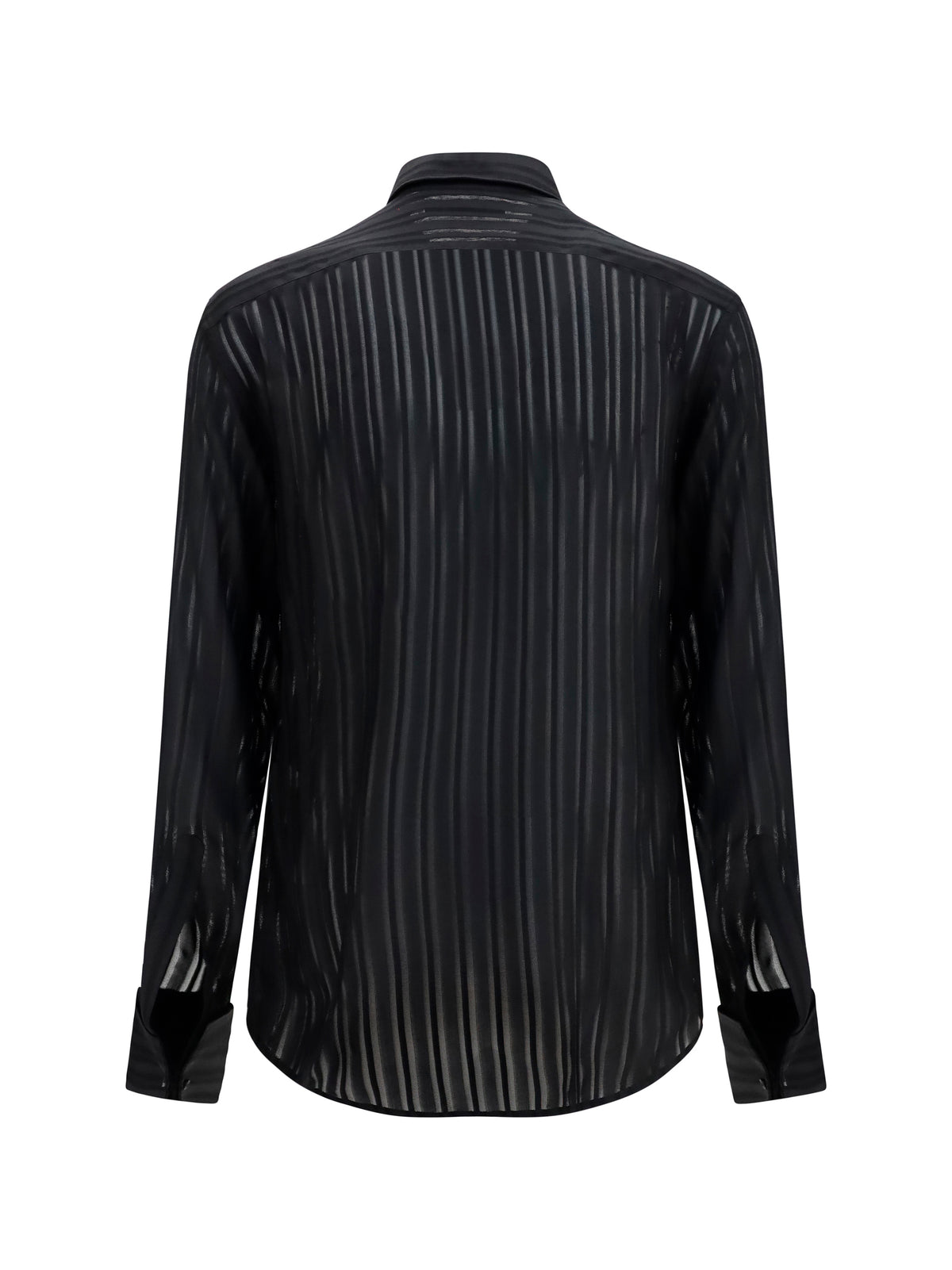 Gucci Striped silk gauze Shirt - Black
