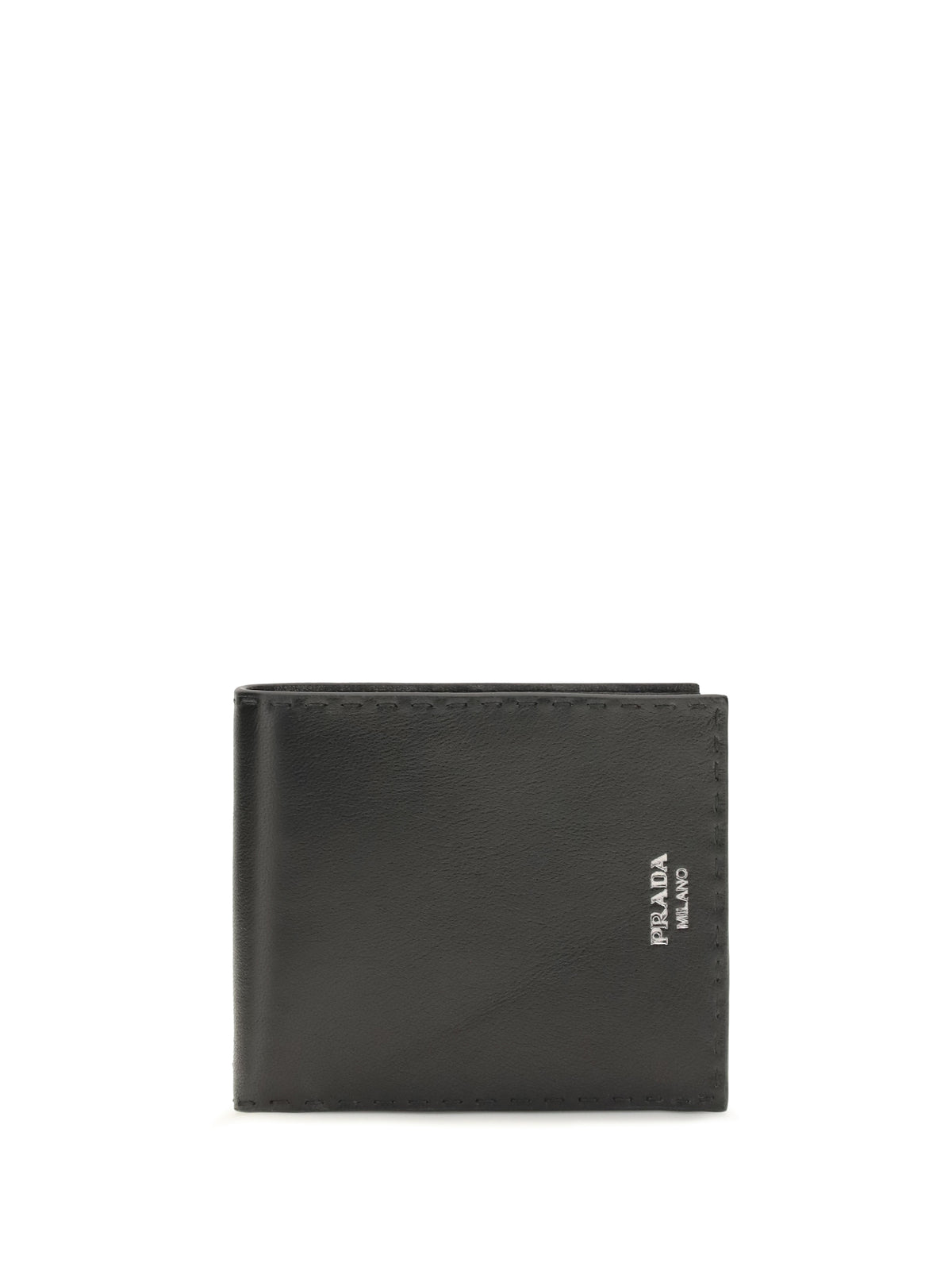 Prada Antiqued leather Wallet - Black