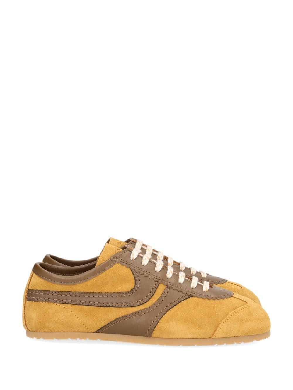 Dries Van Noten Suede Sneakers - Yellow