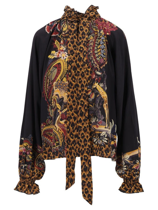 Etro Animal Print Shirt