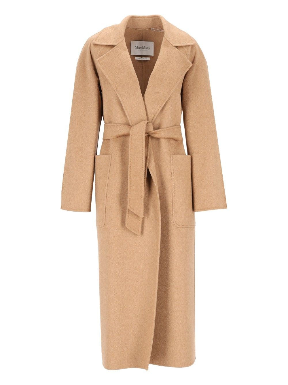 Max Mara Ready Icon Coat In Camel - Beige