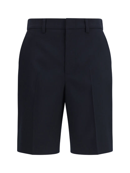 Gucci Wool Shorts - Blue/Red