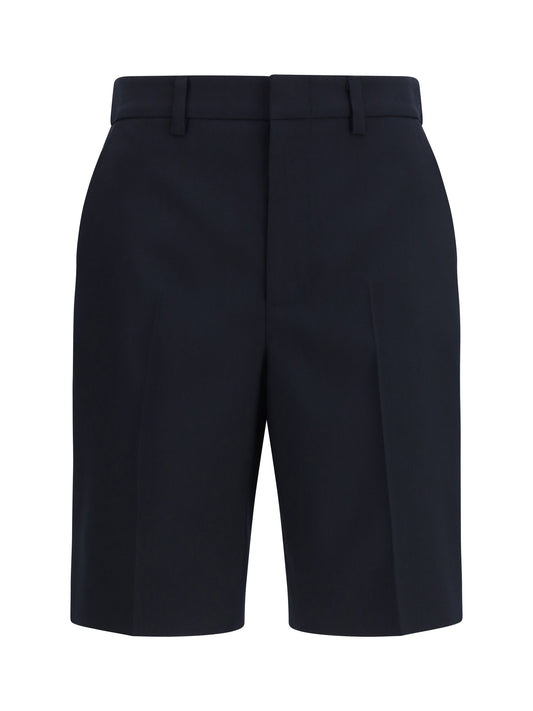 Gucci Wool Shorts - Blue/Red