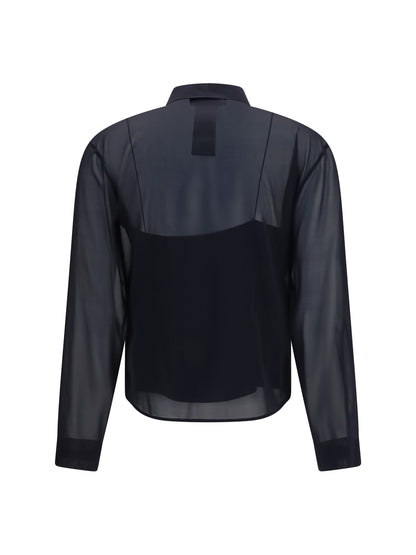Gucci Stretch silk chiffon Shirt - Black