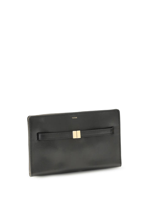 Toteme Belted leather crossbody Bag - Black