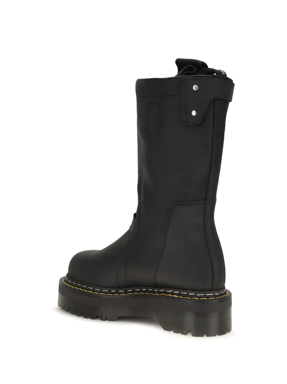 Rick Owens Quad Sole Pull On Boots - Black