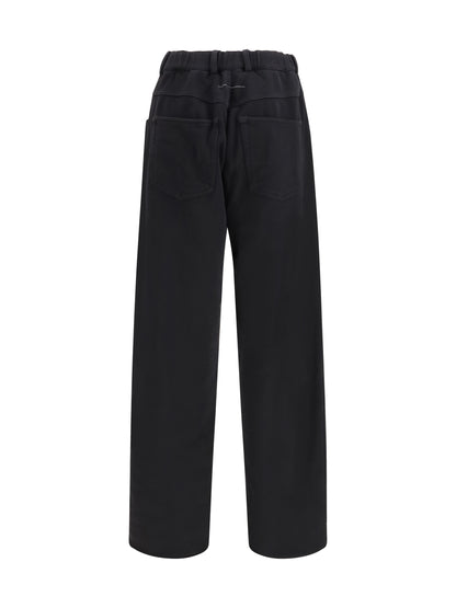 MM6 Maison Margiela Cotton track Pants - Black