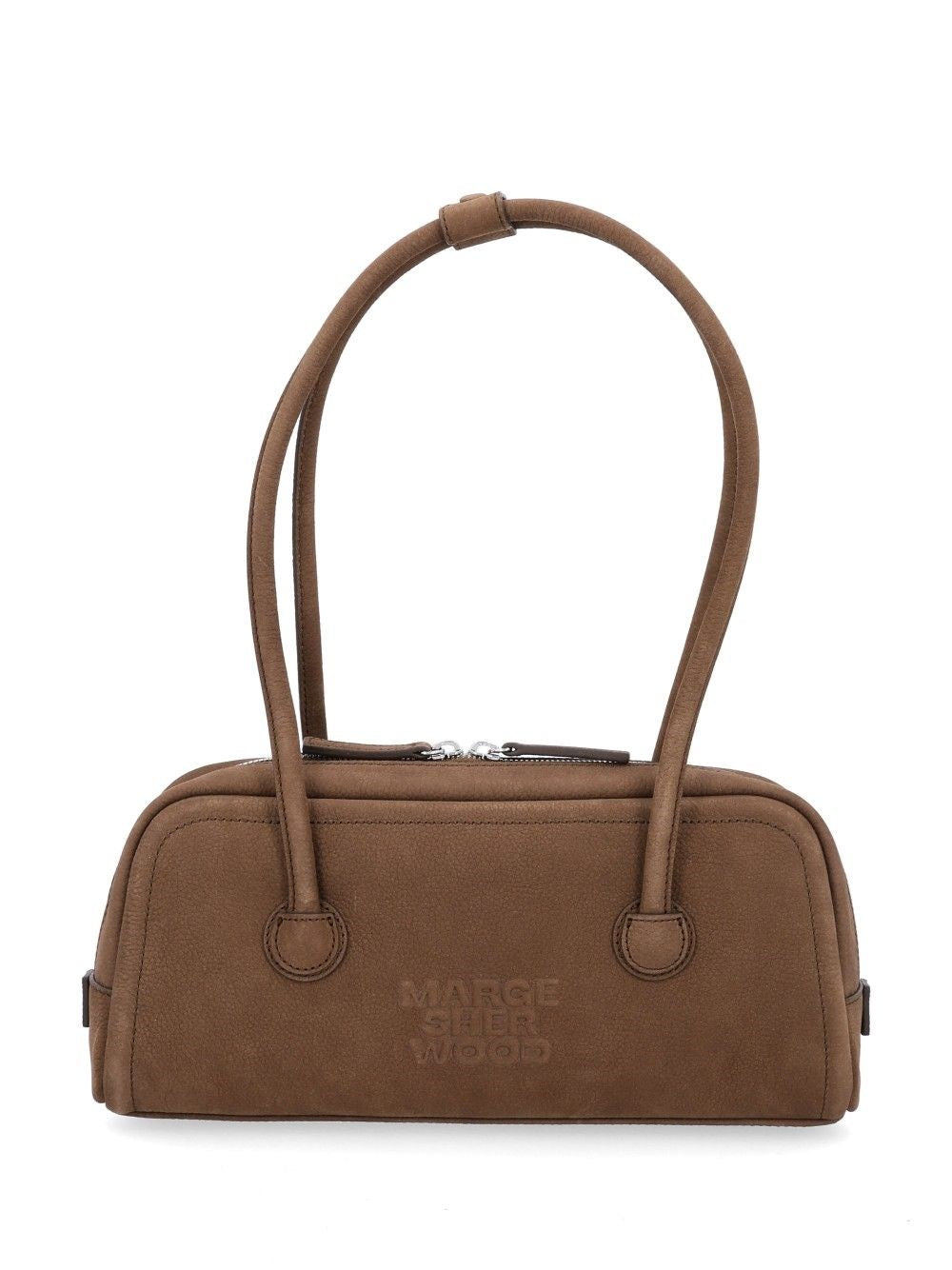 Margesherwood Soft Boston Ew Bag In Nubuck - Brown