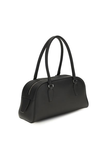 The Row Small E/W India Handbag - Black Ans