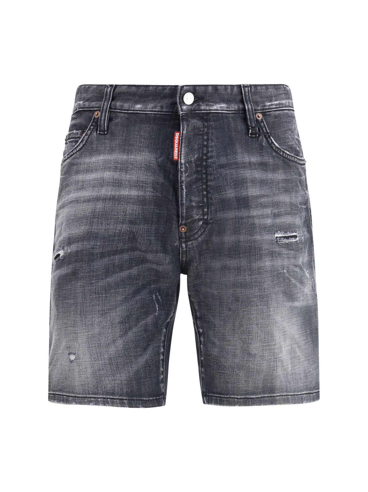 Dsquared2 Washed Marine Shorts - Black